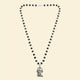Original Karungali Mala with Silver Plated Lord Murugan Pendant