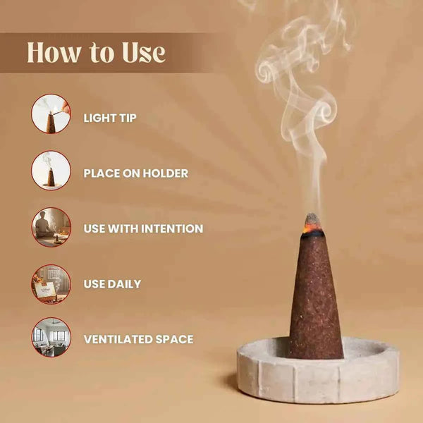 Premium Tuberose Dhoop Cones