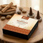 
                    
                      premium sandalwood dhoop cones, sandalwood dhoop, organic dhoop cones, bamboo less dhoop cones, charcoal free dhoop, cow dung dhoop cones, grounding aroma dhoop, spiritual dhoop for pooja, dhoop cones by acharya lavbhushan
                    
                  