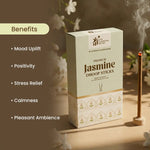 
                    
                      premium jasmine dhoop sticks, jasmine dhoop, organic dhoop sticks, bamboo less dhoop sticks, charcoal free dhoop, cow dung dhoop sticks, uplifting fragrance dhoop, spiritual dhoop for pooja, dhoop sticks by acharya lavbhushan, benefits 
                    
                  
