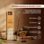 
                    
                      premium gulbahaar incense sticks, gulbahaar agarbatti, organic incense sticks, cow dung incense sticks, coconut powder incense, low smoke agarbatti, refreshing fragrance incense, spiritual incense for home, incense by acharya lavbhushan, benefits
                    
                  