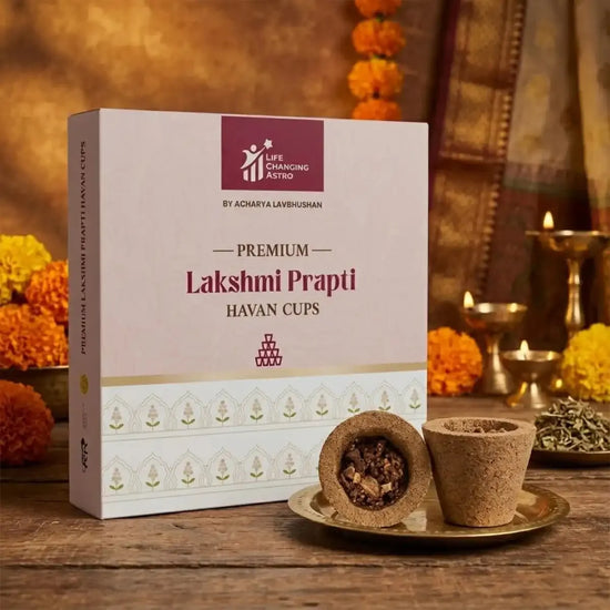 premium lakshmi prapti havan cups, lakshmi puja havan, dhan prapti havan cups, prosperity havan cups, organic havan cups, cow dung havan cups, bamboo less havan cups, charcoal free havan, positive energy havan, havan cups by acharya lavbhushan