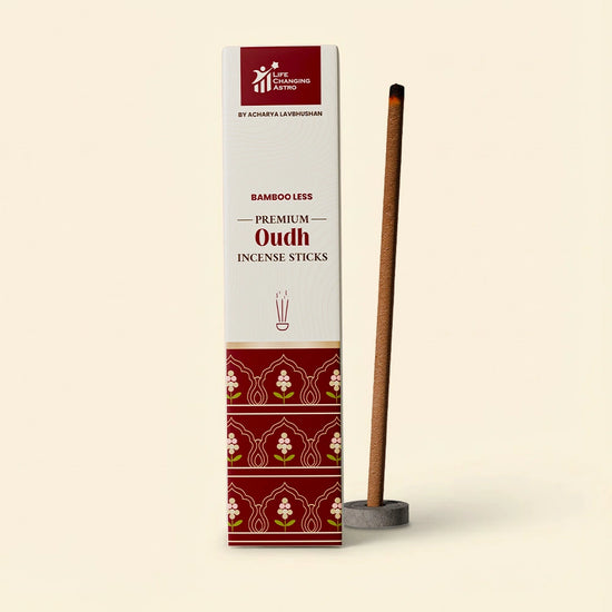 premium oudh incense sticks, oudh agarbatti, organic incense sticks, bamboo less incense, charcoal free agarbatti, cow dung incense sticks, spiritual incense for meditation, grounding fragrance incense, incense by acharya lavbhushan