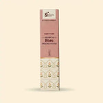 
                    
                      premium rose incense sticks, rose agarbatti, organic incense sticks, bamboo less incense, charcoal free agarbatti, cow dung incense sticks, floral incense for calm mind, soothing fragrance incense, incense by acharya lavbhushan
                    
                  