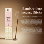 
                    
                      premium rose incense sticks, rose agarbatti, organic incense sticks, bamboo less incense, charcoal free agarbatti, cow dung incense sticks, floral incense for calm mind, soothing fragrance incense, incense by acharya lavbhushan
                    
                  