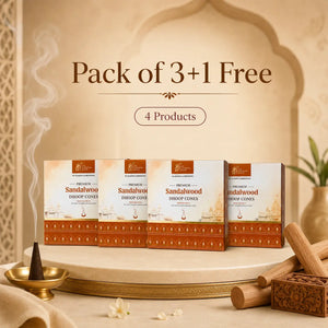 Premium Sandalwood Dhoop Cones