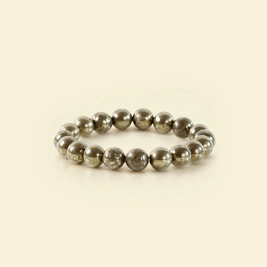 Natural Pyrite Stone Bracelet for prosperity by Acharya Lavbhushan
