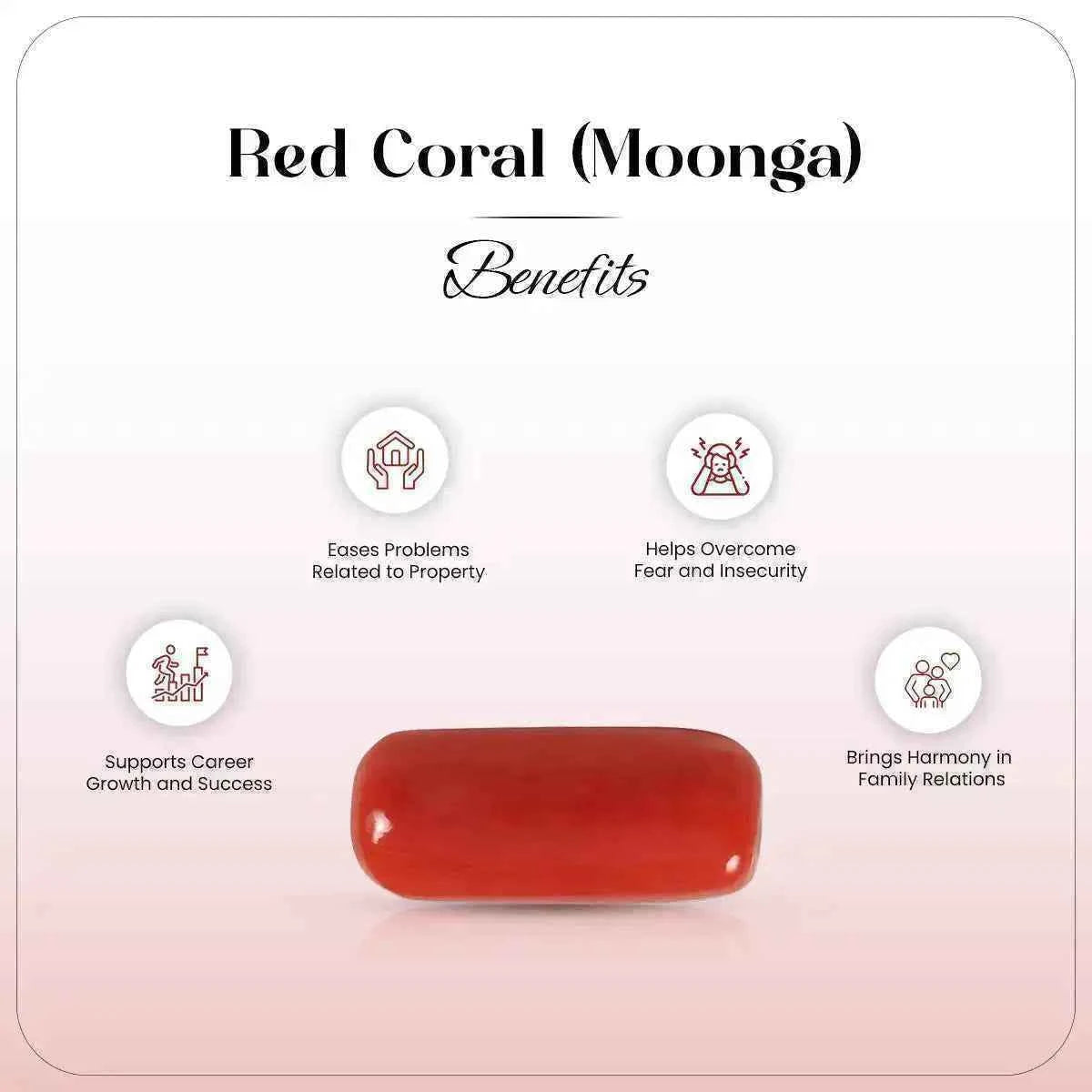 
                    
                      Natural Red Coral (Moonga) - 6.35 Carats
                    
                  