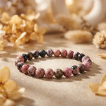 
                    
                      rhodonite bracelet, natural rhodonite stone bracelet, emotional healing bracelet, self-love balance bracelet, grounding crystal jewelry, emotional balance gemstone, daily wear gemstone bracelet, spiritual bracelet by acharya lavbhushan
                    
                  
