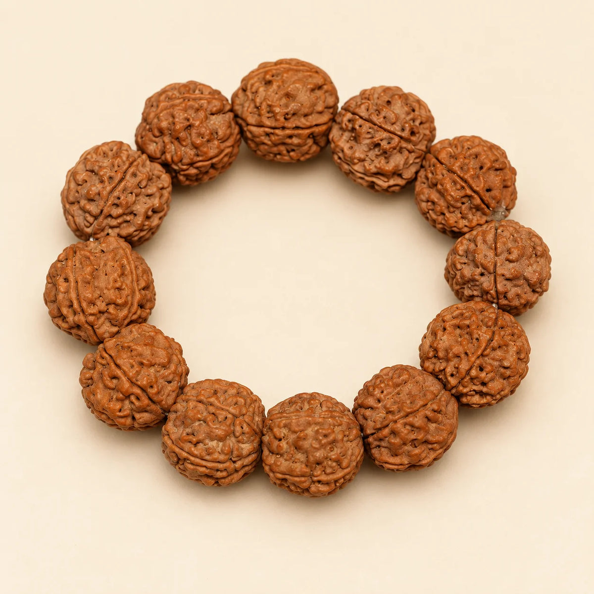 Rubber 5 Mukhi Big Beads Bracelet