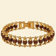 Rudraksha Golden Chain Bracelet