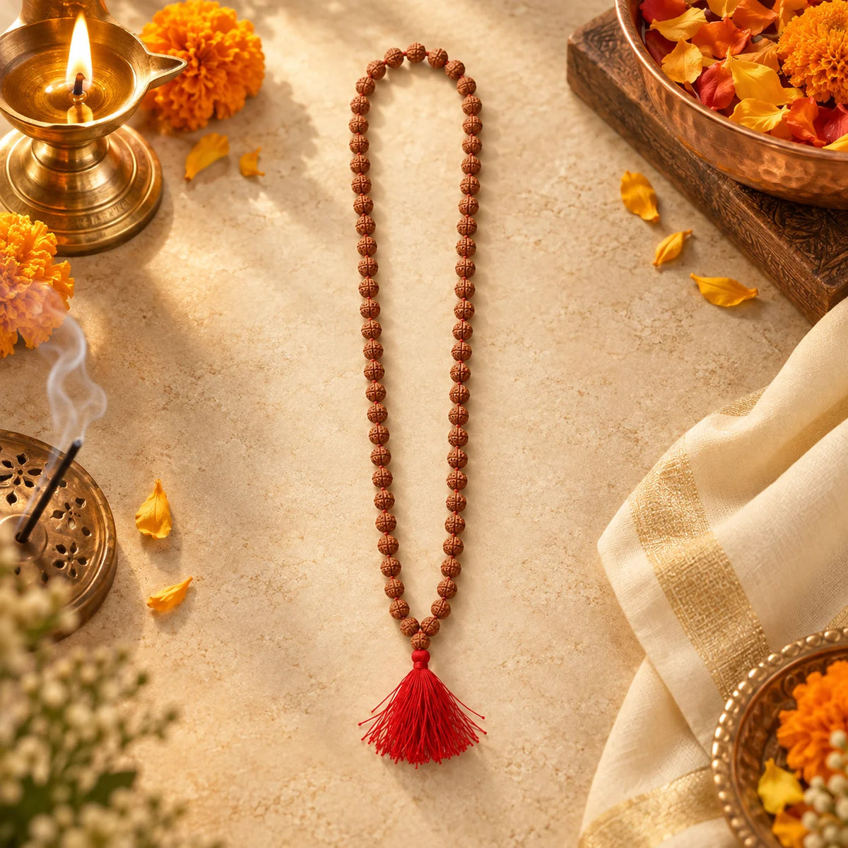 Rudraksha Mala Premium