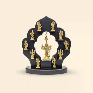 Sankat-Nashak Vishnu Dashavatar Frame (Bronze)