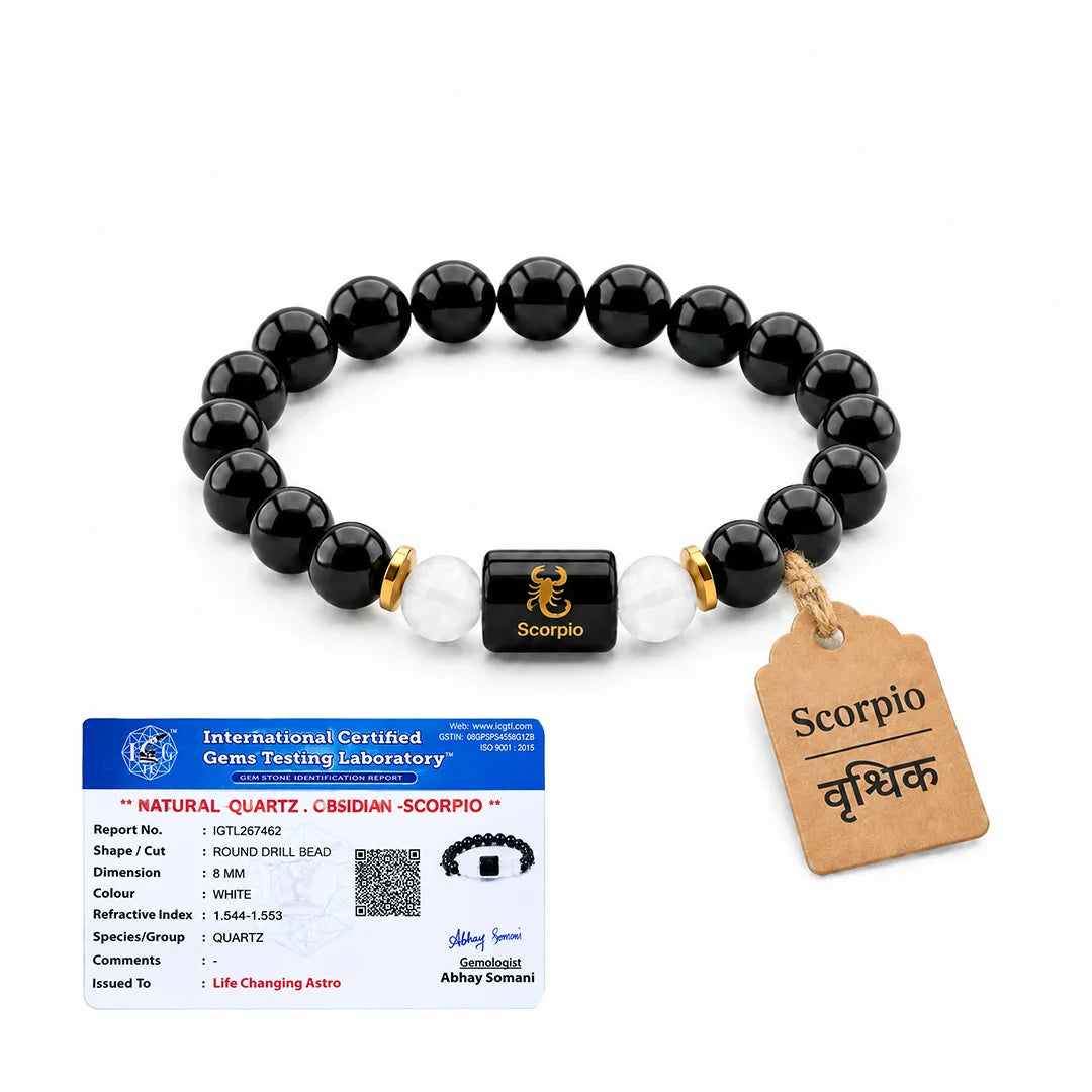 Scorpio (Vrishchik) Rashi Bracelet