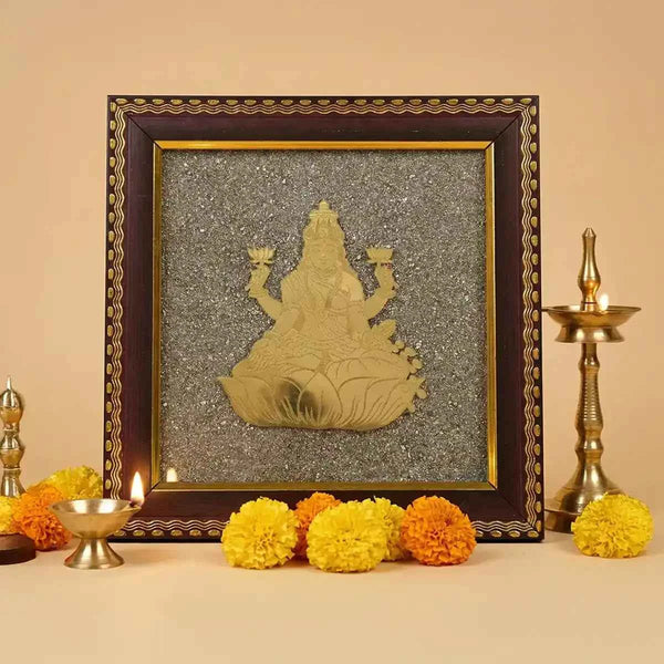 shree laxmiji photo frame, goddess lakshmi photo frame, lakshmi ji frame for pooja, prosperity photo frame, wealth attraction wall frame, vastu frame for home and office, lakshmi photo for daily worship, shree laxmiji frame by acharya lavbhushan