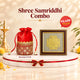 Shree Laxmi Yantra Pyrite Frame & Laxmi Potli Combo