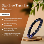 
                    
                      star blue tiger eye bracelet, natural tiger eye stone bracelet, calm focus bracelet, intuition protection bracelet, grounding gemstone jewelry, daily wear crystal bracelet, emotional balance bracelet, spiritual bracelet by acharya lavbhushan, benefits
                    
                  