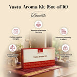 
                    
                      vastu aroma kit set of 16 acharya lavbhushan, complete vastu remedy kit, vedic essential oil set, vastu imbalance correction, home office energy cleanse, directional vastu oils, negative energy purification, prosperity protection harmony, benefits 
                    
                  