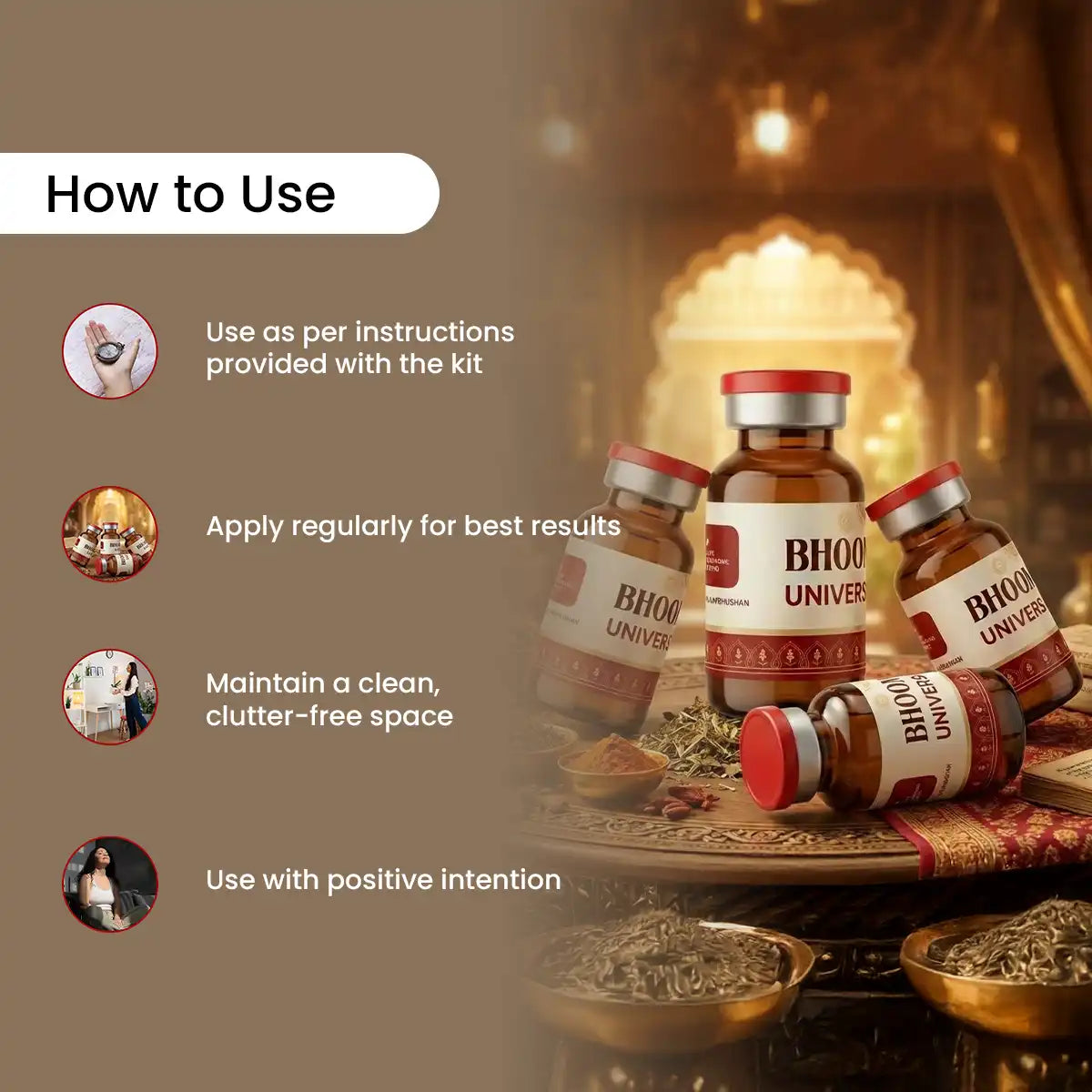 vastu aroma kit acharya lavbhushan, vastu aroma set of 4, universal vastu remedy, vastu dosha correction, home office energy cleanse, negative energy removal, prosperity peace protection, spiritual aroma kit, vastu energy balance, how to use 