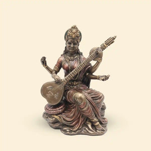 Vidya-Dayini Saraswati Statue (Resin)