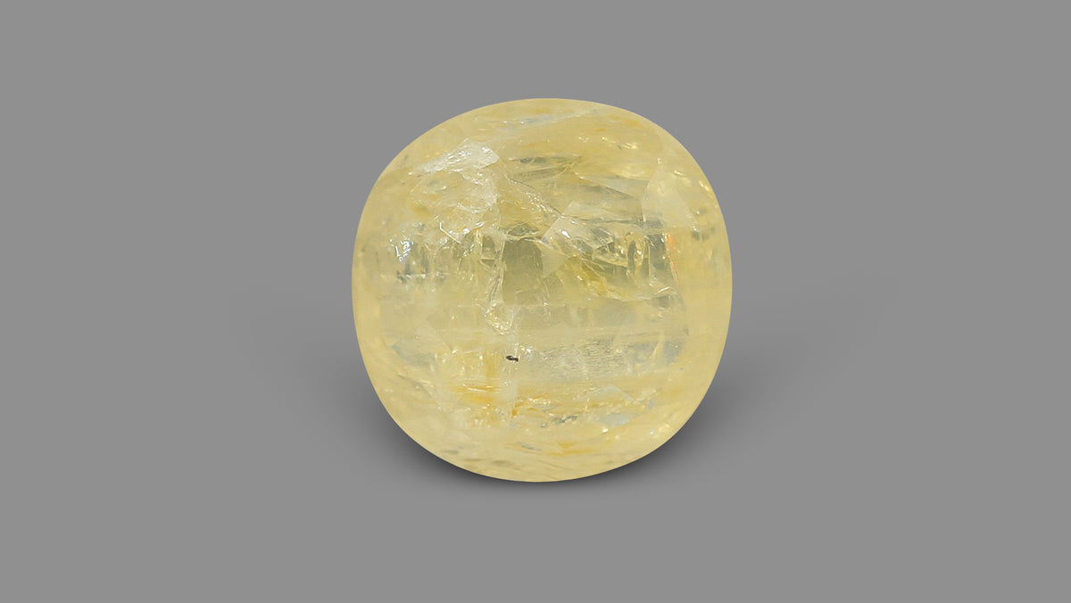 Natural Yellow Sapphire (Pukhraj) 6.80 Carats