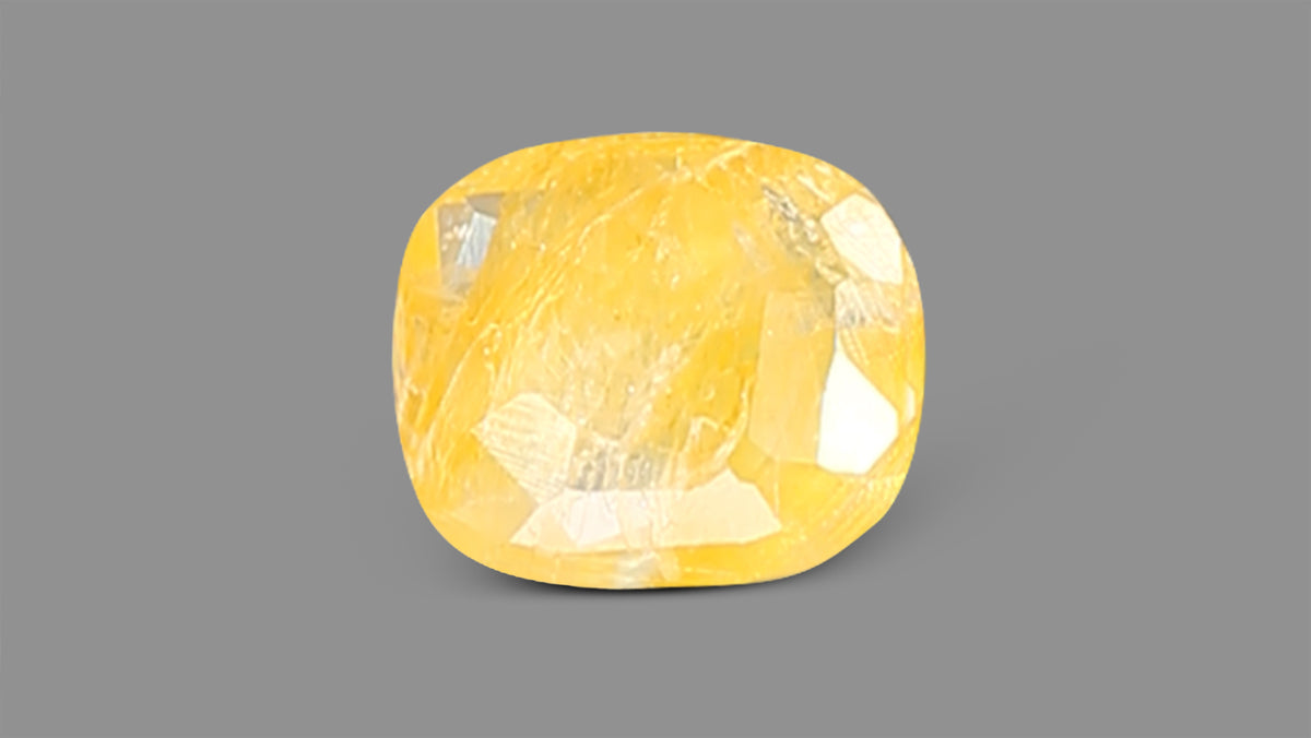Natural Yellow Sapphire (Pukhraj) 9.14 Carats