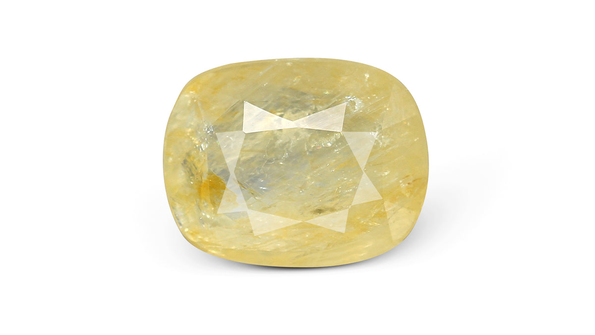 Natural Yellow Sapphire (Pukhraj) 7.32 Carats