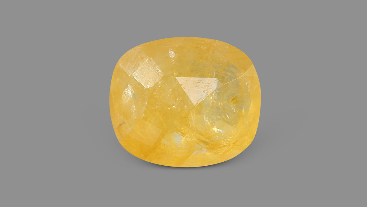 Natural Yellow Sapphire (Pukhraj) 8.08 Carats