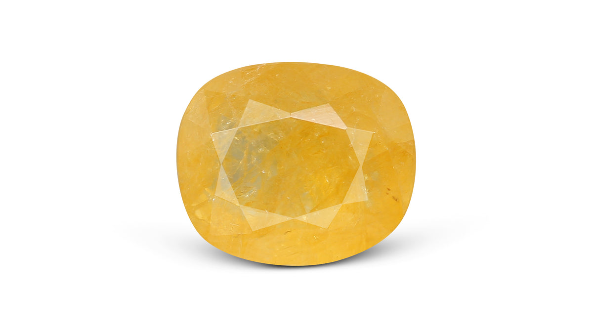 Natural Yellow Sapphire (Pukhraj) 8.08 Carats