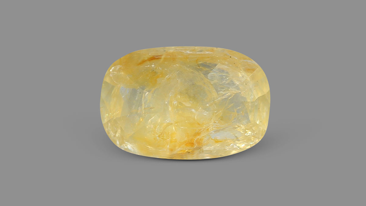Natural Yellow Sapphire (Pukhraj) 5.69 Carats