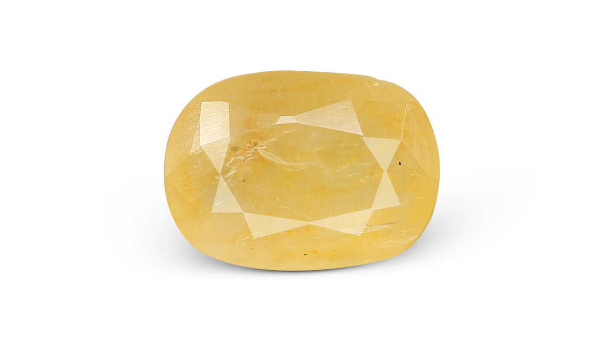 Natural Yellow Sapphire (Pukhraj) 6.38 Carats