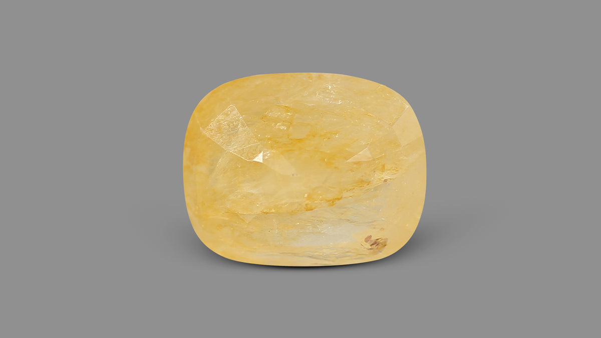 Natural Yellow Sapphire (Pukhraj) 6.61 Carats