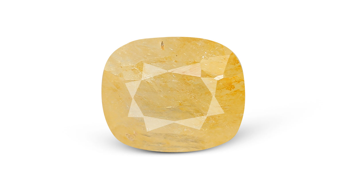 Natural Yellow Sapphire (Pukhraj) 6.61 Carats
