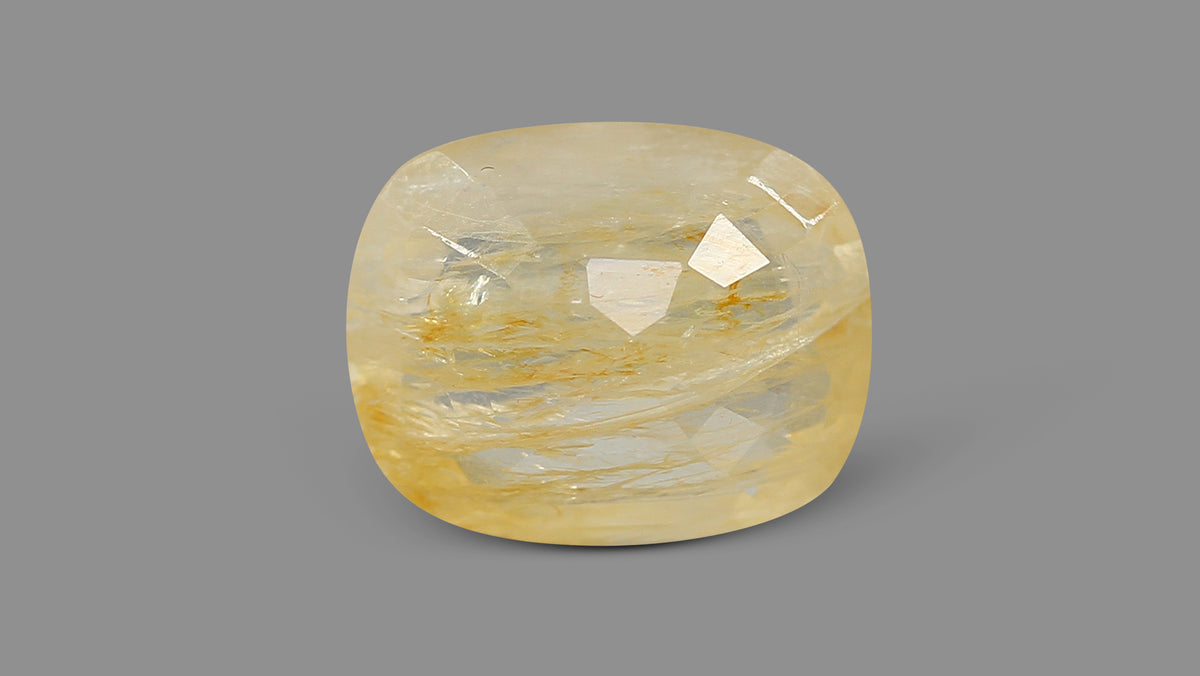 Natural Yellow Sapphire (Pukhraj) 6.30 Carats