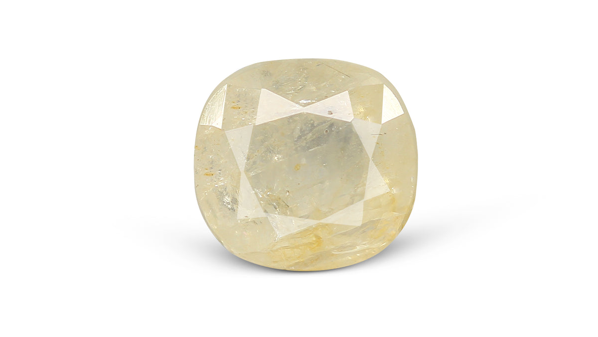 Natural Yellow Sapphire (Pukhraj) 6.41 Carats
