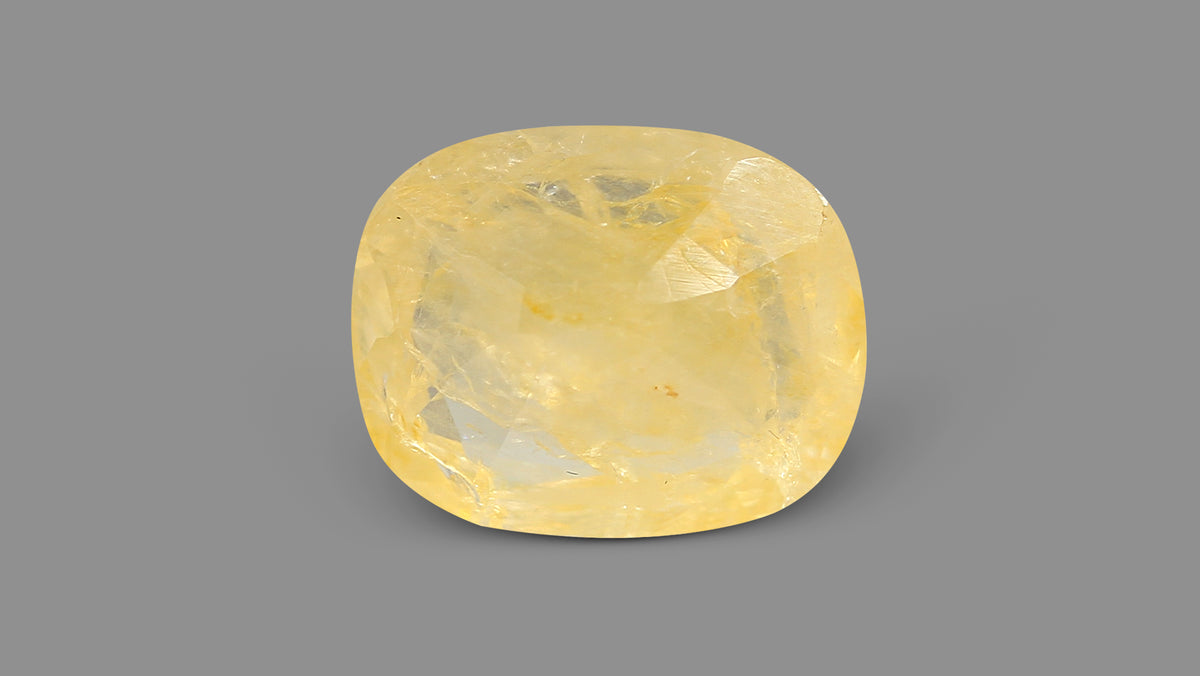 Natural Yellow Sapphire (Pukhraj) 6.72 Carats