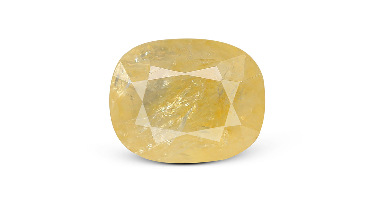 Natural Yellow Sapphire (Pukhraj) 6.72 Carats