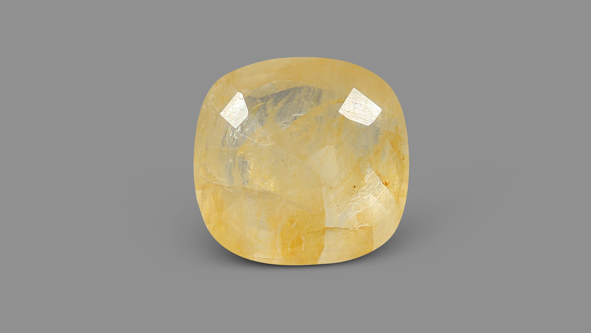 Natural Yellow Sapphire (Pukhraj) 6.69 Carats