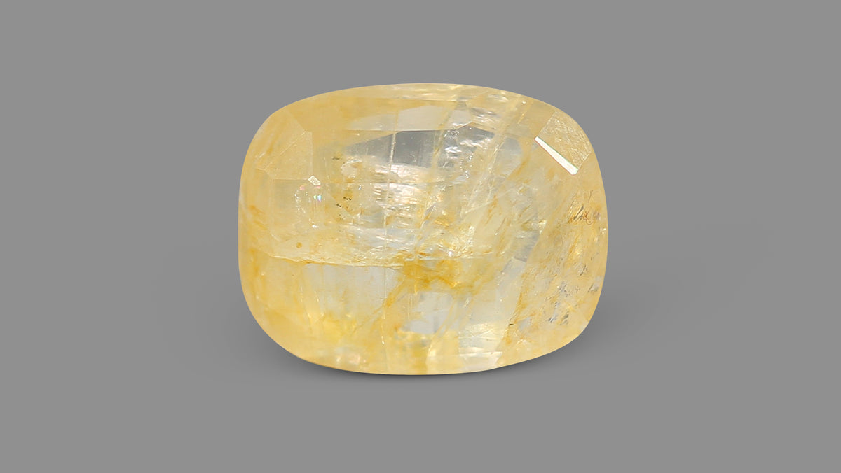 Natural Yellow Sapphire (Pukhraj) 6.43 Carats