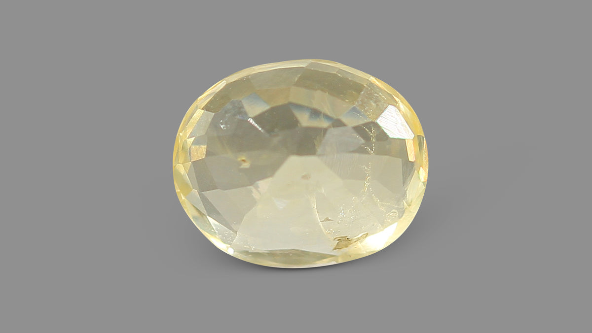 Natural Yellow Sapphire (Pukhraj) 3.74 Carats