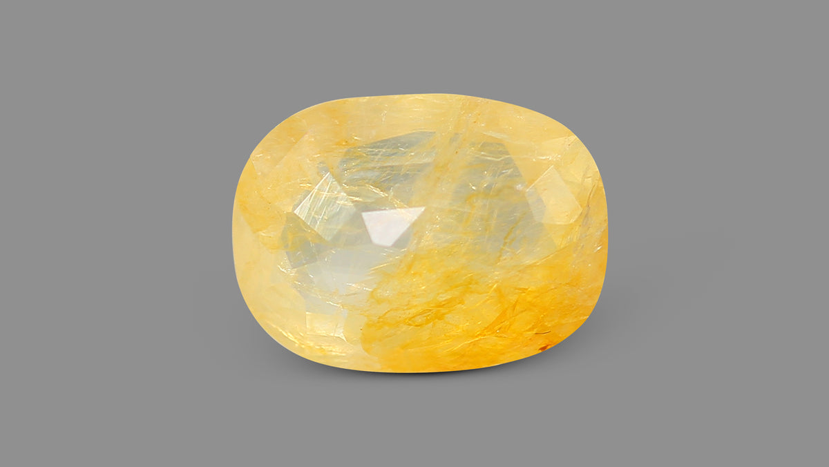 Natural Yellow Sapphire (Pukhraj) 5.32 Carats