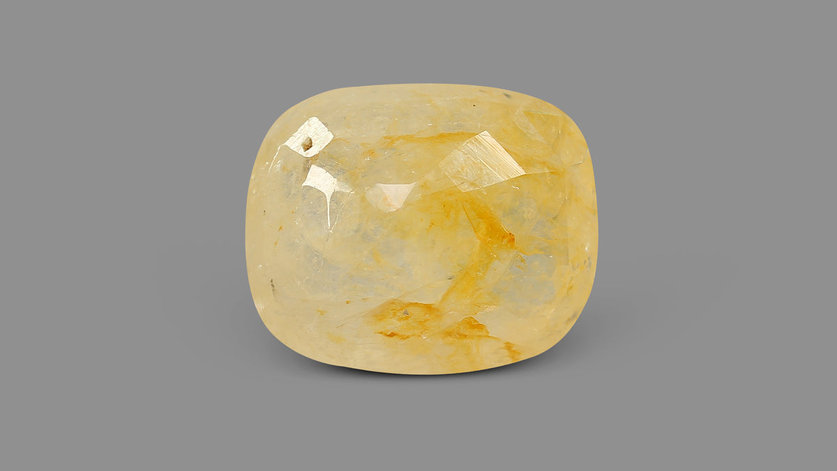 Natural Yellow Sapphire (Pukhraj) 12.48 Carats