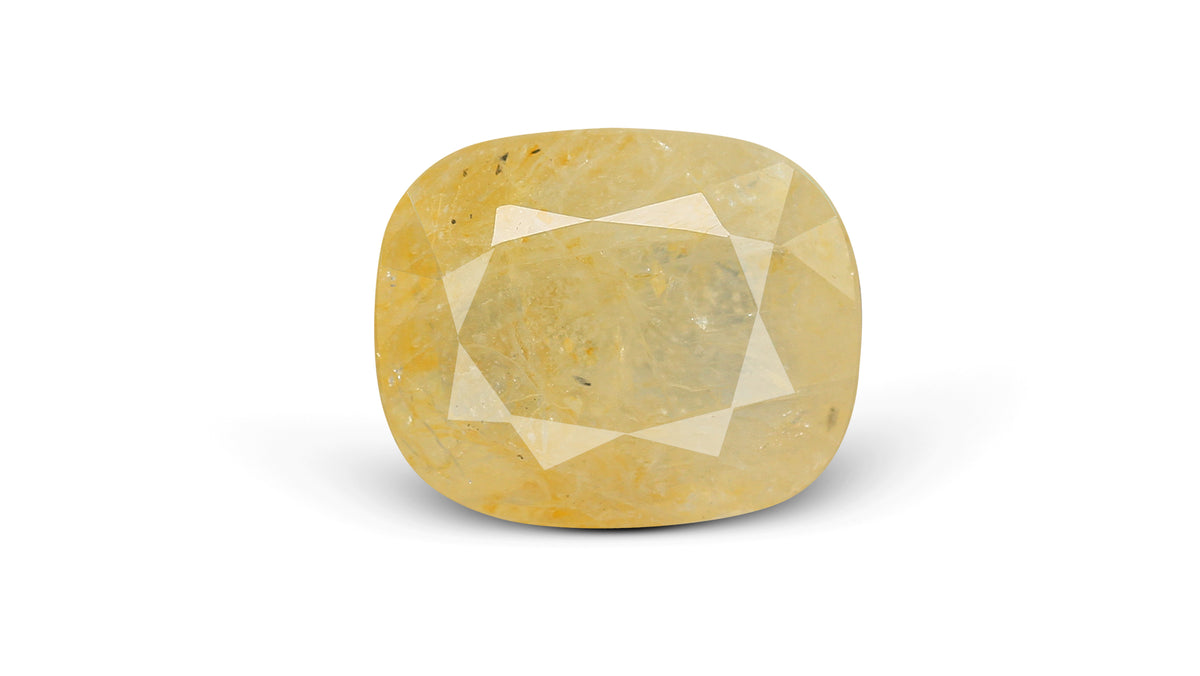 Natural Yellow Sapphire (Pukhraj) 12.48 Carats