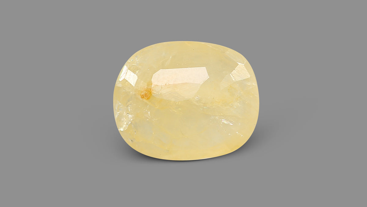 Natural Yellow Sapphire (Pukhraj) 7.63 Carats