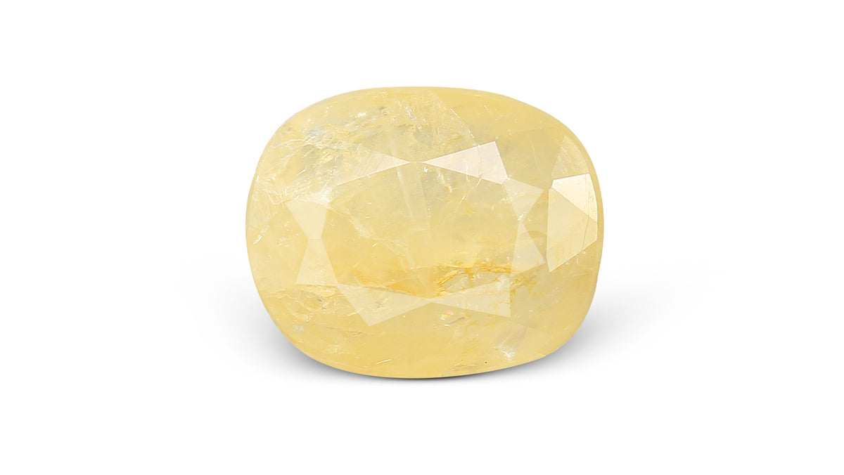 Natural Yellow Sapphire (Pukhraj) 7.63 Carats