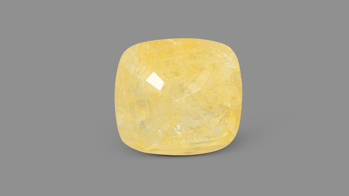 Natural Yellow Sapphire (Pukhraj) 12.11 Carats