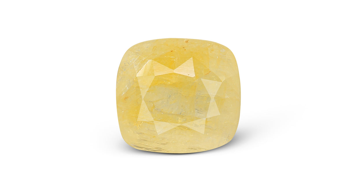 Natural Yellow Sapphire (Pukhraj) 12.11 Carats