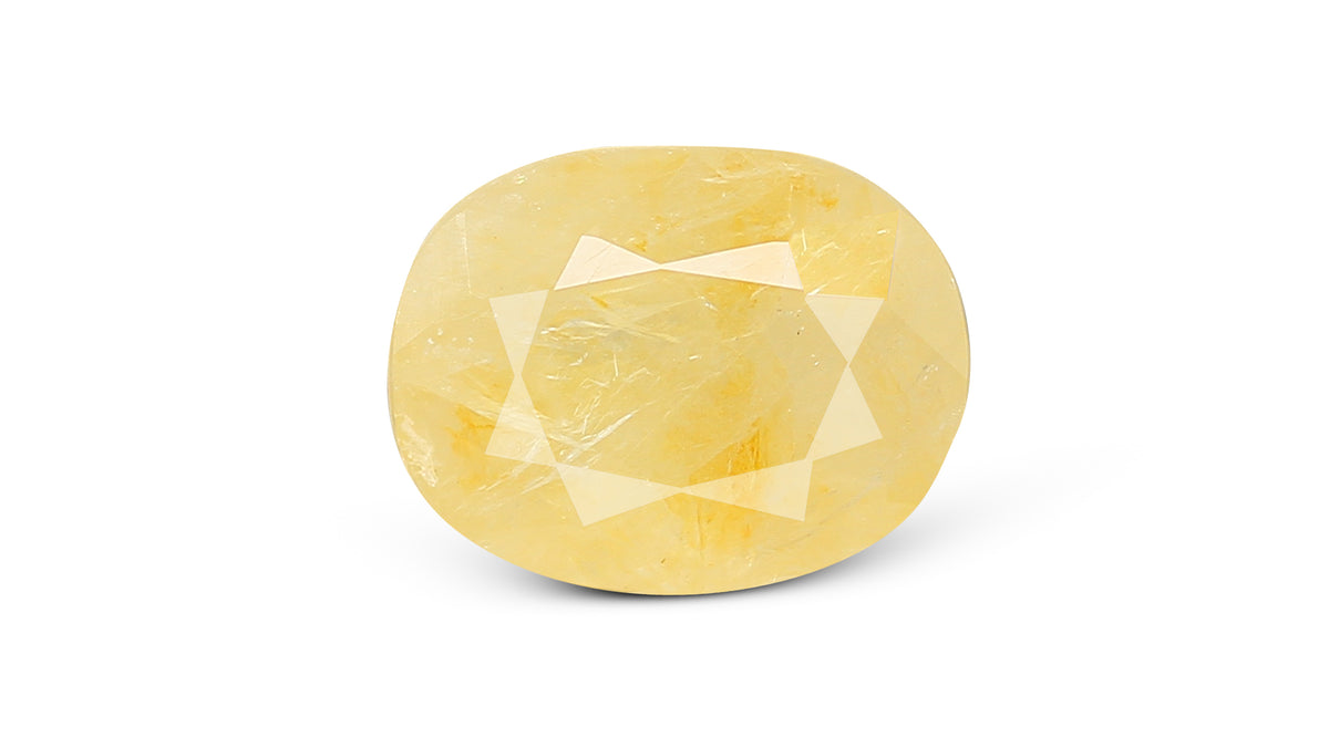Natural Yellow Sapphire (Pukhraj) 4.92 Carats