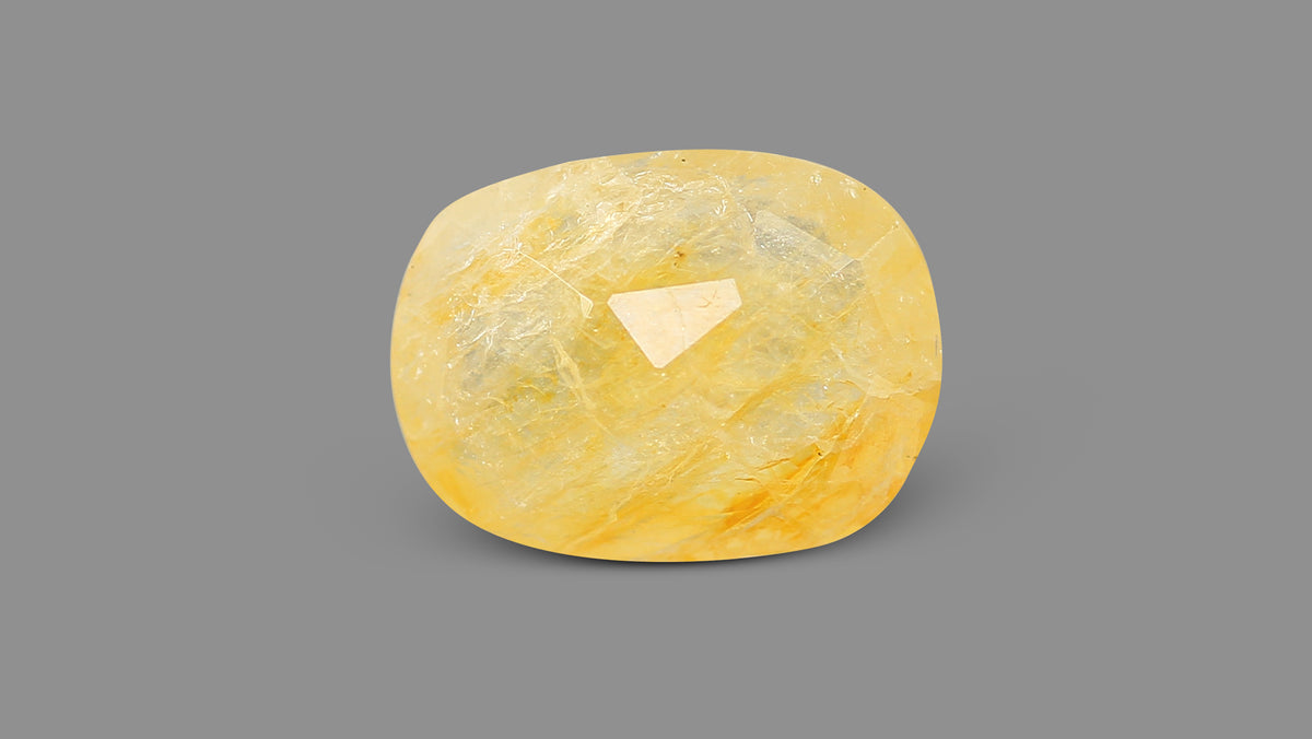 Natural Yellow Sapphire (Pukhraj) 6.62 Carats