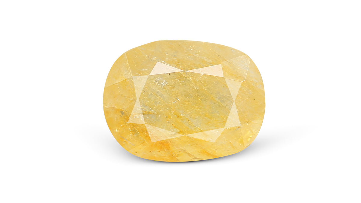 Natural Yellow Sapphire (Pukhraj) 6.62 Carats